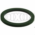 Dixon Cam and Groove Gasket, 1-1/4 in Nominal, FKM, Domestic 125-G-VI